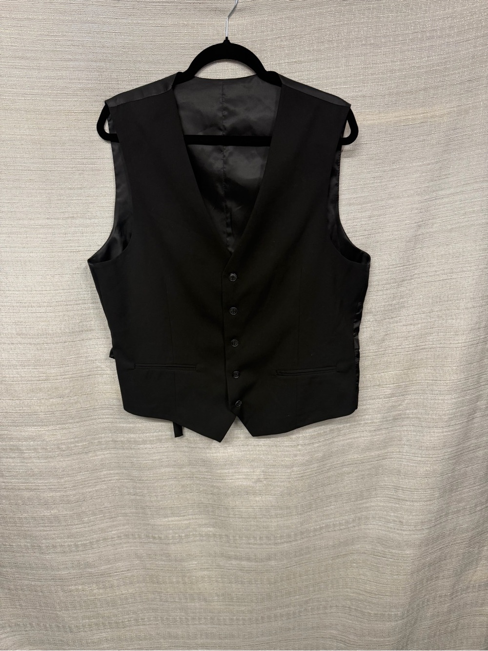 Classic Black Men's Dress Vest